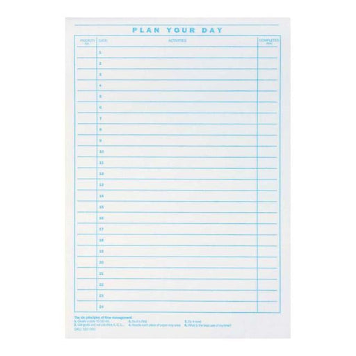 Olympic Pad A4 Plan Your Day 75 Leaf 60gsm-Officecentre