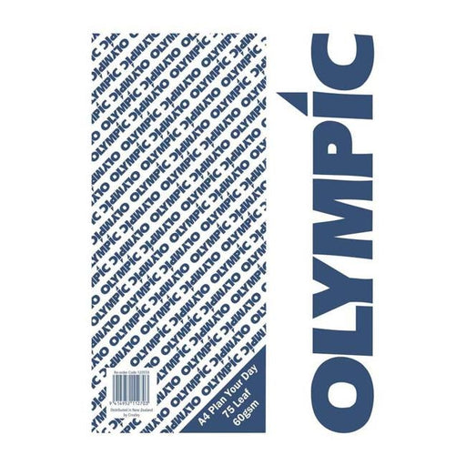 Olympic Pad A4 Plan Your Day 75 Leaf 60gsm-Officecentre