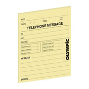 Olympic Pad Telephone Message Yellow 115x99mm 50 Leaf-Officecentre