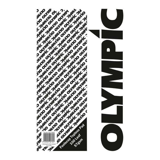 Olympic Topless Pad Foolscap 100 Leaf 60gsm-Officecentre