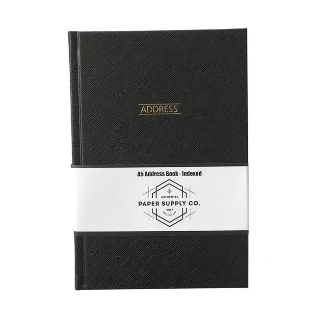 OSC Citta Address Book A5 Black-Officecentre