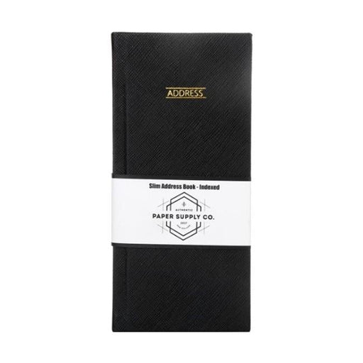 OSC Citta Address Book Slimline Black-Officecentre