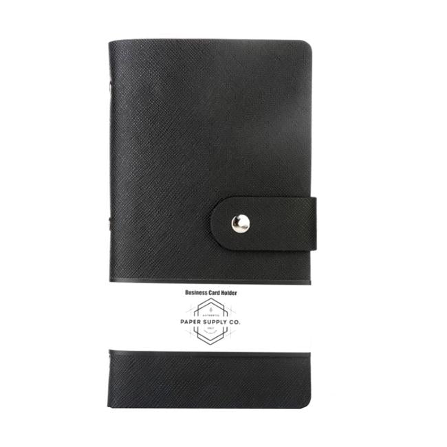 OSC Citta Business Card Holder Black 96 cards-Officecentre