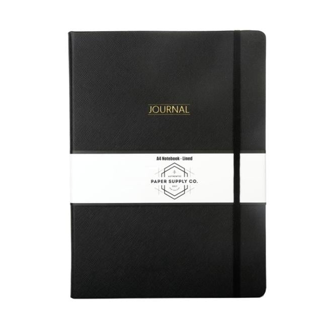 OSC Citta Hardcover Journal A4 Black-Officecentre