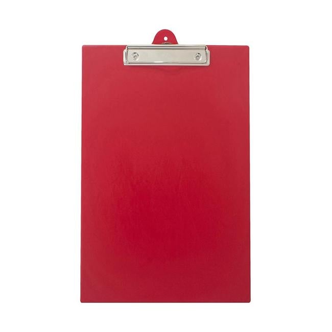 OSC Clipboard PVC Single FC Red-Officecentre