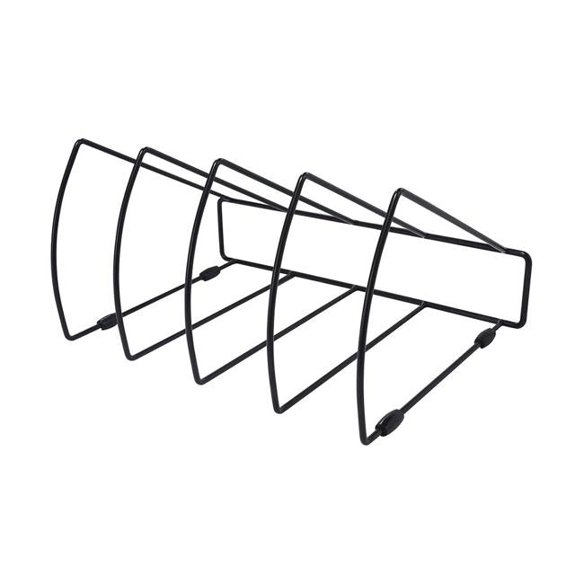 OSC File Rack Triangular 4 Slots Black-Officecentre