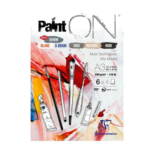 PaintON Pad Assorted A3 24sh-Officecentre