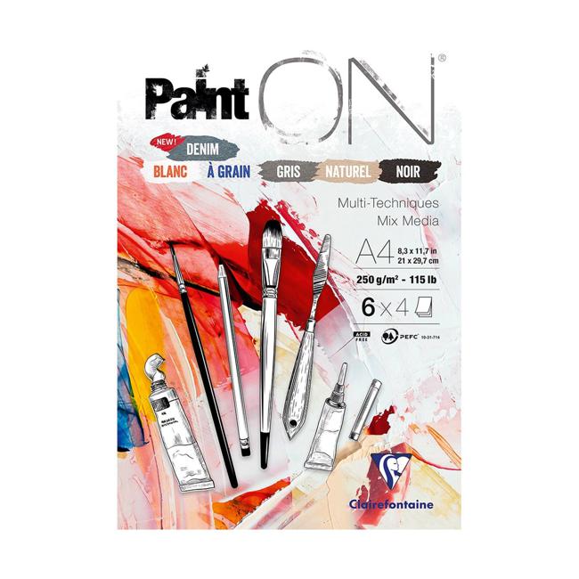 PaintON Pad Assorted A4 24sh-Officecentre