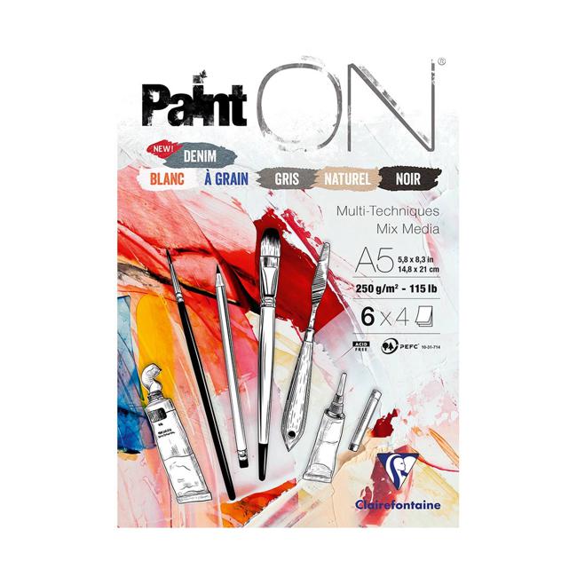PaintON Pad Assorted A5 24sh-Officecentre