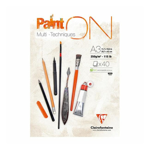 PaintON Pad White A3 40sh-Officecentre
