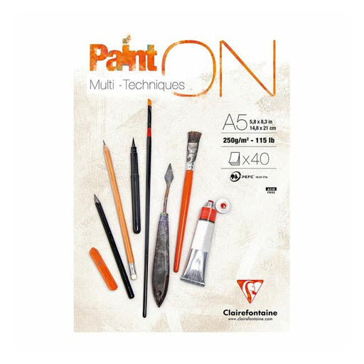 PaintON Pad White A5 40sh-Officecentre