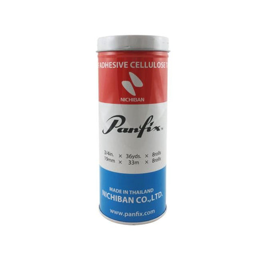 Panfix Cellulose Tape Tin Small 19mmx33m x 8 rolls-Officecentre