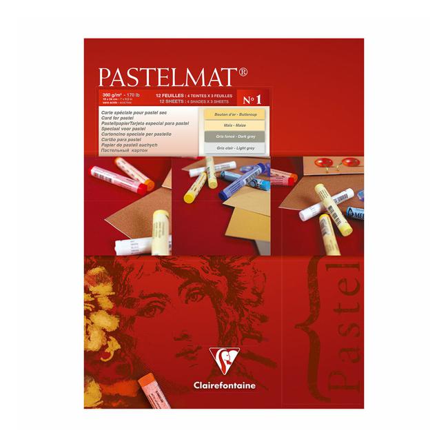 Pastelmat Pad No. 1 18x24cm 12sh-Officecentre