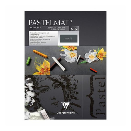 Pastelmat Pad No. 6 Anthracite 18x24cm-Officecentre