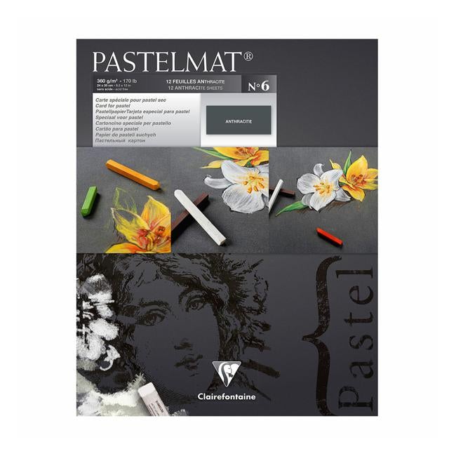 Pastelmat Pad No. 6 Anthracite 24x30cm-Officecentre