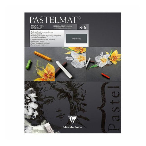 Pastelmat Pad No. 6 Anthracite 24x30cm-Officecentre