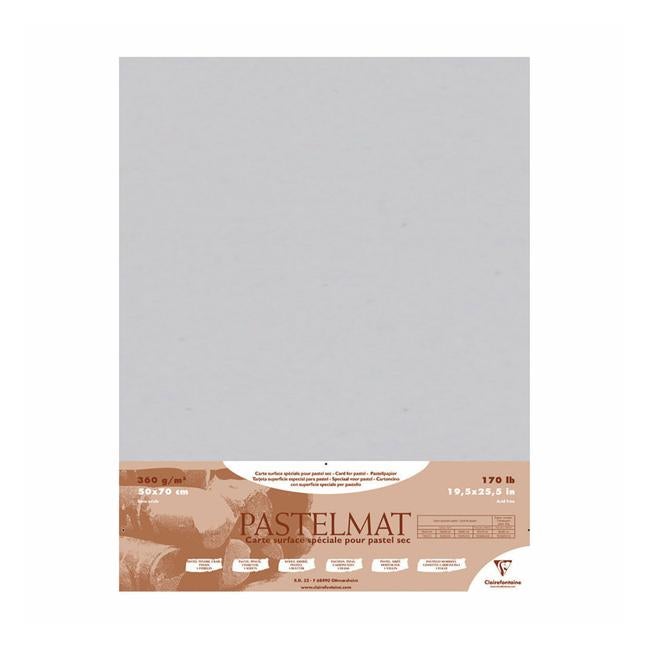 Pastelmat Paper 50x70cm Light Grey Pack of 5-Officecentre