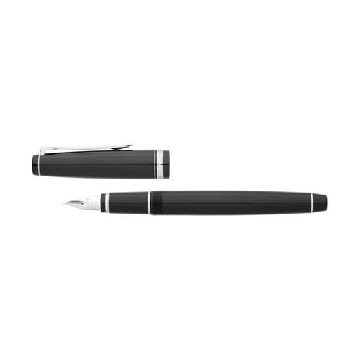 Pilot Falcon Resin Silver Trim Fountain Pen Fine (FE-18SR-SF-B)-Officecentre