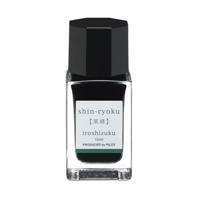Pilot Iroshizuku Ink 15ml Forest Green Shin-ryoku (INK-15-SHR)-Officecentre
