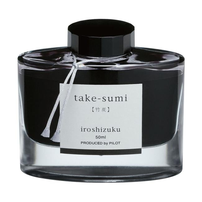 Pilot Iroshizuku Ink 50ml Bamboo Charcoal Take-sumi (INK-50-TAK)-Officecentre