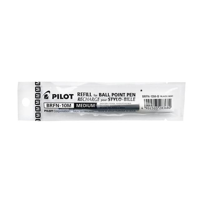 Pilot MR Ballpoint Refill Medium Black (BRFN-10M-B)-Officecentre
