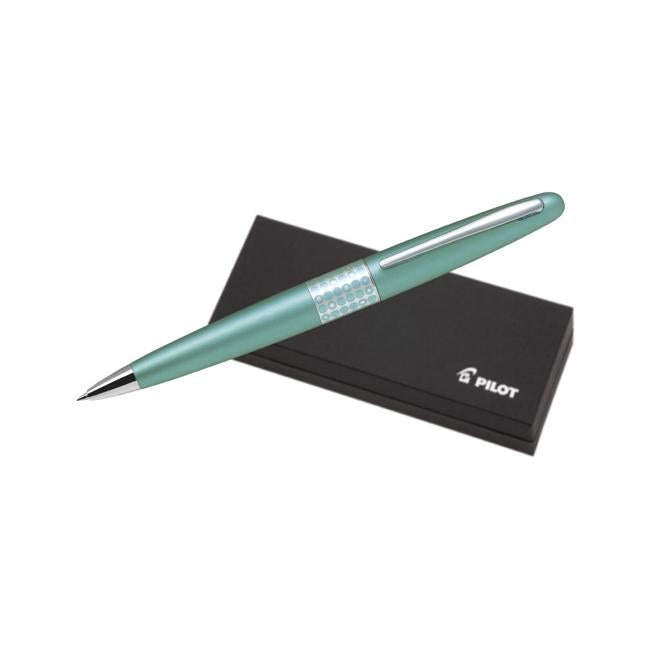 Pilot MR3 Ballpoint Medium Metallic Aqua Blue (BP-MR3-M-DT-L)-Officecentre