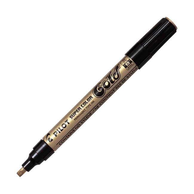 Pilot Super Colour Paint Marker Broad Gold (SC-G-B)-Officecentre