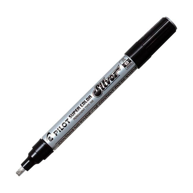Pilot Super Colour Paint Marker Broad Silver (SC-S-B)-Officecentre