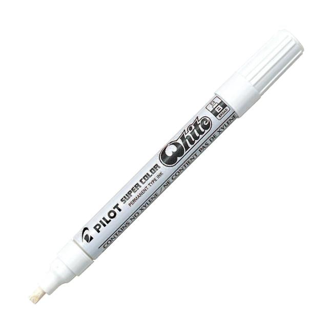 Pilot Super Colour Paint Marker Broad White (SC-W-B)-Officecentre