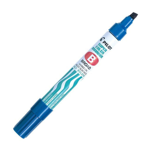 Pilot Super Colour Permanent Marker Broad Blue (SCA-B-L)-Officecentre