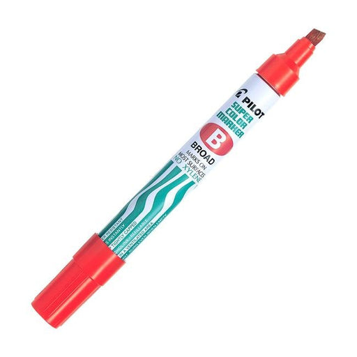 Pilot Super Colour Permanent Marker Broad Red (SCA-B-R)-Officecentre