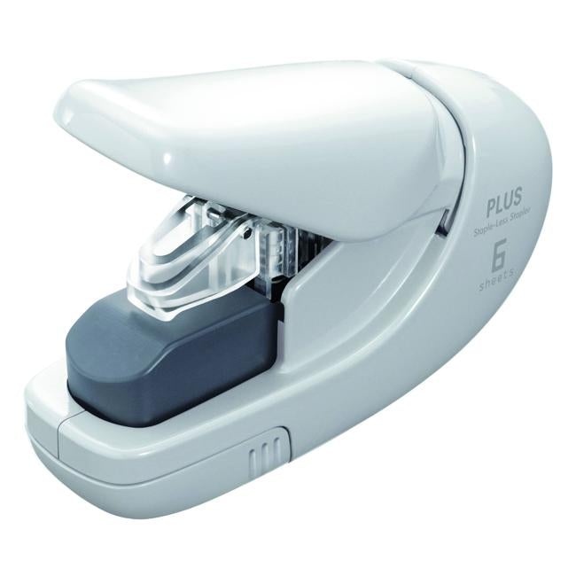 Plus StapleLess Stapler White-Officecentre