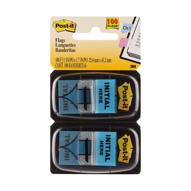 Post-it Flags 680-IH2 25x43mm Initial Here Pack of 2-Officecentre