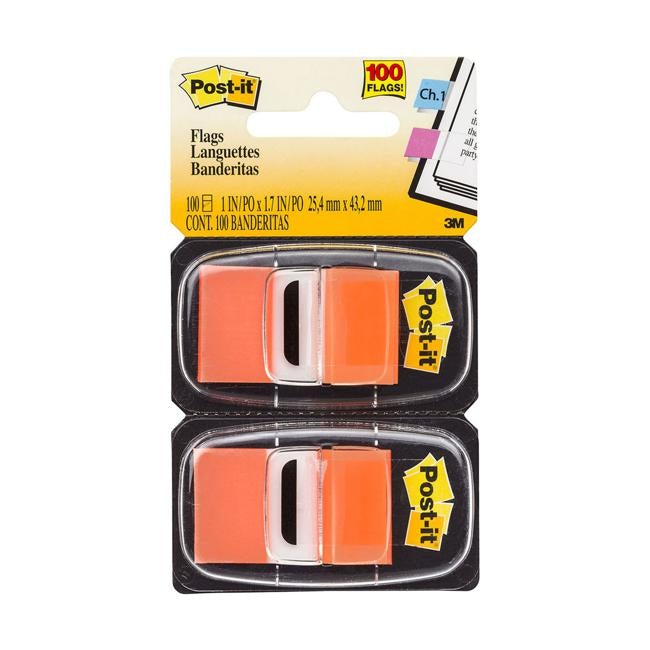 Post-it Flags 680-OE2 25x43mm Orange Twin Pack of 2-Officecentre