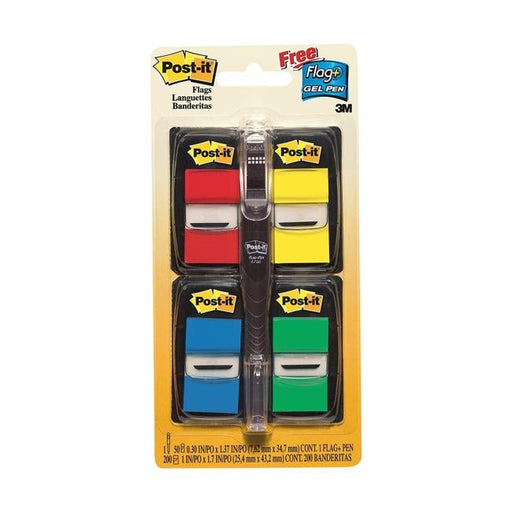 Post-it Flags 680-RYBGVA 25x43mm Primary Value Pack of 4-Officecentre