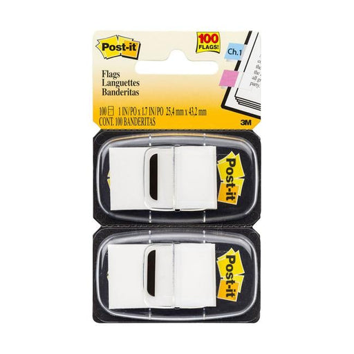 Post-it Flags 680-WE2 25x43mm White Pack of 2-Officecentre