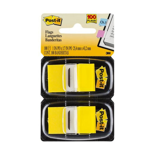 Post-it Flags 680-YW2 25x43mm Yellow Pack of 2-Officecentre