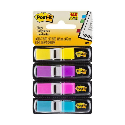 Post-it Flags 683-4AB 12x43mm Bright Pack of 4-Officecentre
