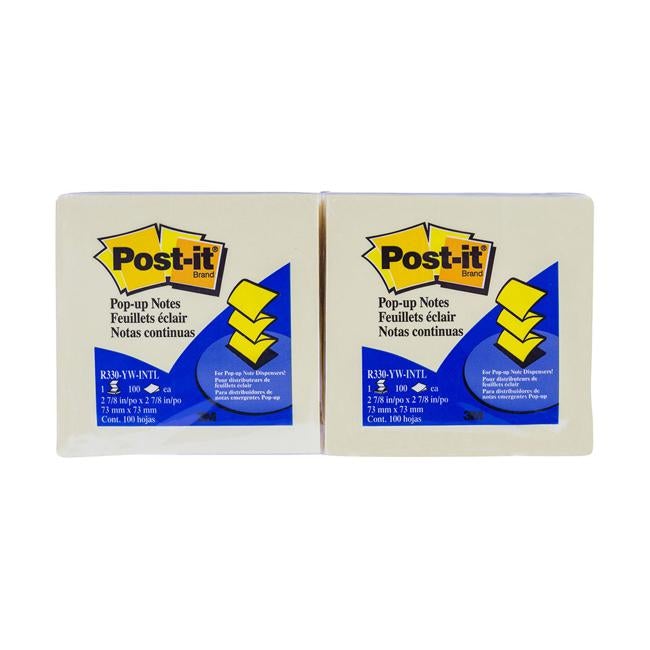 Post-it Pop-Up Notes R330-RP-12YW 76x76mm Yellow Pack of 12-Officecentre