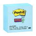 Post-it Super Sticky Notes 654-5SSBE 76x76mm Electric Blue Pack of 5-Officecentre