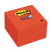 Post-it Super Sticky Notes 654-5SSRR 76x76mm Red Pack of 5-Officecentre