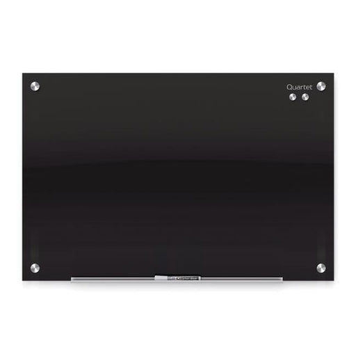 Quartet glass board infinity 450x600mm black-Officecentre