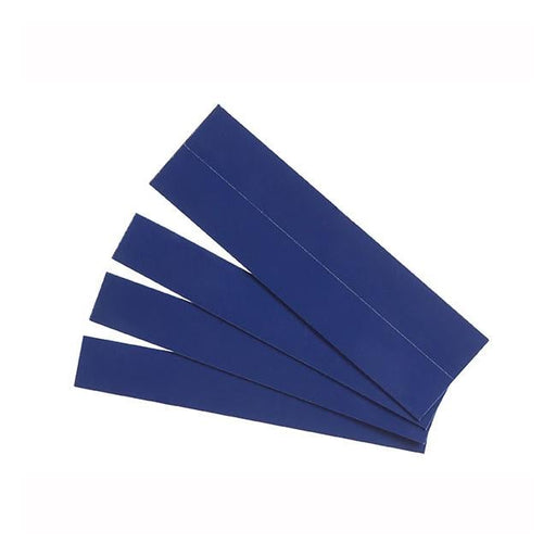 Quartet magnet strips 22x150mm blue pk25-Officecentre