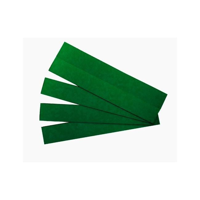 Quartet magnet strips 22x150mm green 25pk-Officecentre