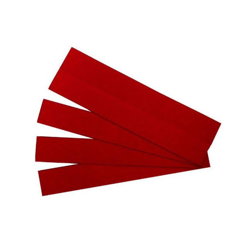 Quartet magnet strips 22x150mm red pk25-Officecentre