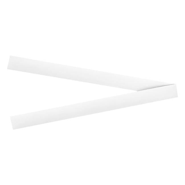 Quartet magnet strips 25x300mm white pk2-Officecentre