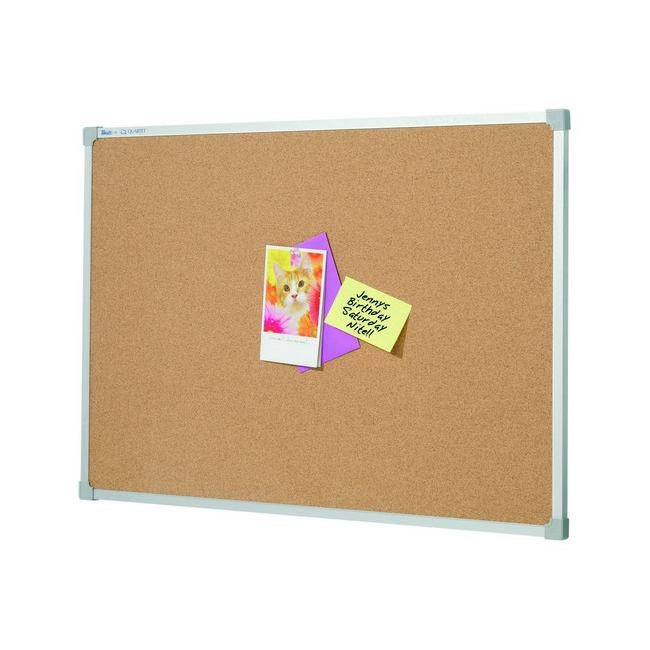 Quartet penrite corkboard aluminium frame 1200x1200mm-Officecentre