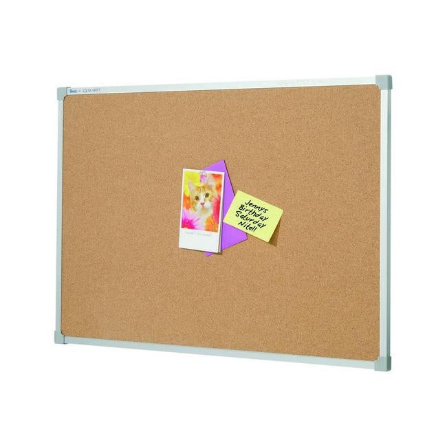 Quartet penrite corkboard aluminium frame 1200x1800mm-Officecentre
