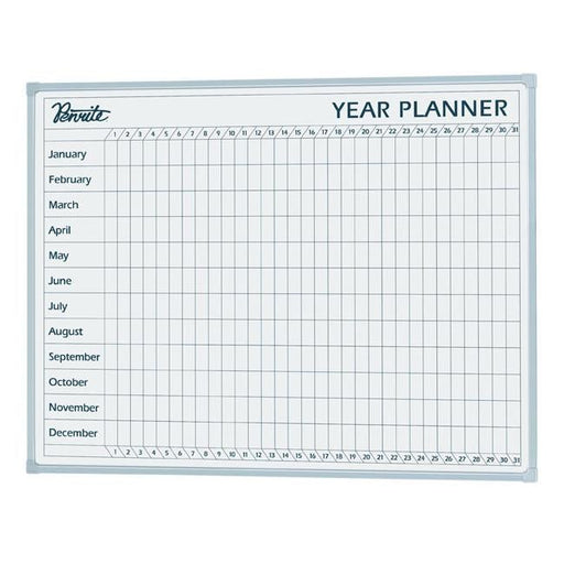 Quartet penrite planner board year 600x900mm-Officecentre