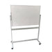 Quartet penrite slimline magnetic whiteboard premium mobile 1800 x 1200mm-Officecentre